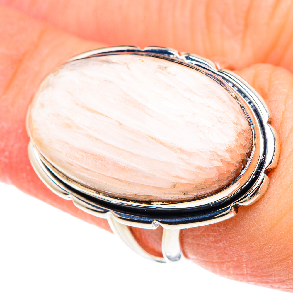 Scolecite Rings handcrafted by Anasilvercos - RING92223