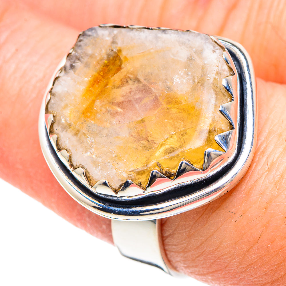 Citrine Rings handcrafted by Anasilvercos - RING92244