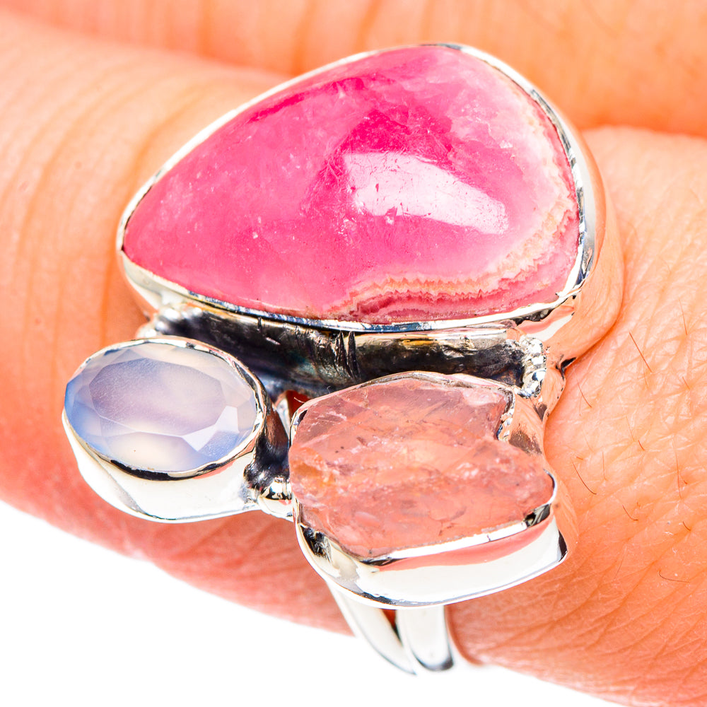 Rhodochrosite Rings handcrafted by Anasilvercos - RING92246