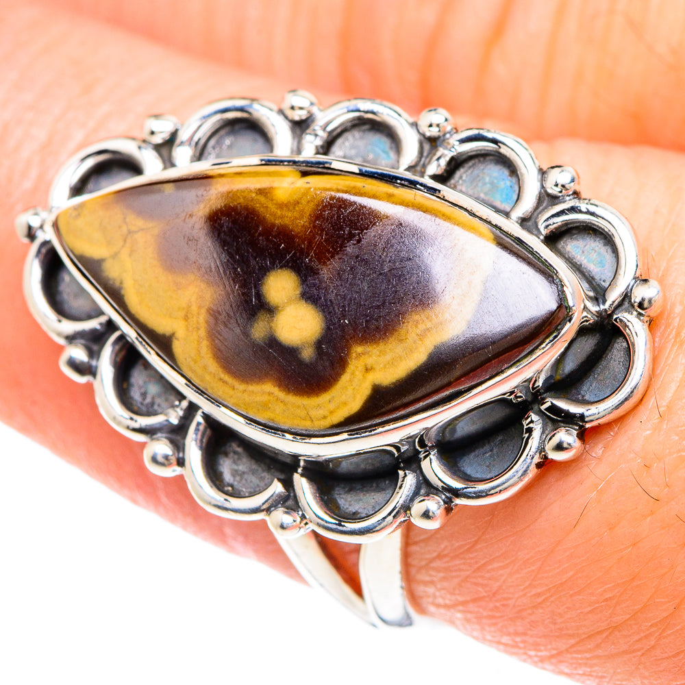 Ocean Jasper Rings handcrafted by Anasilvercos - RING92265