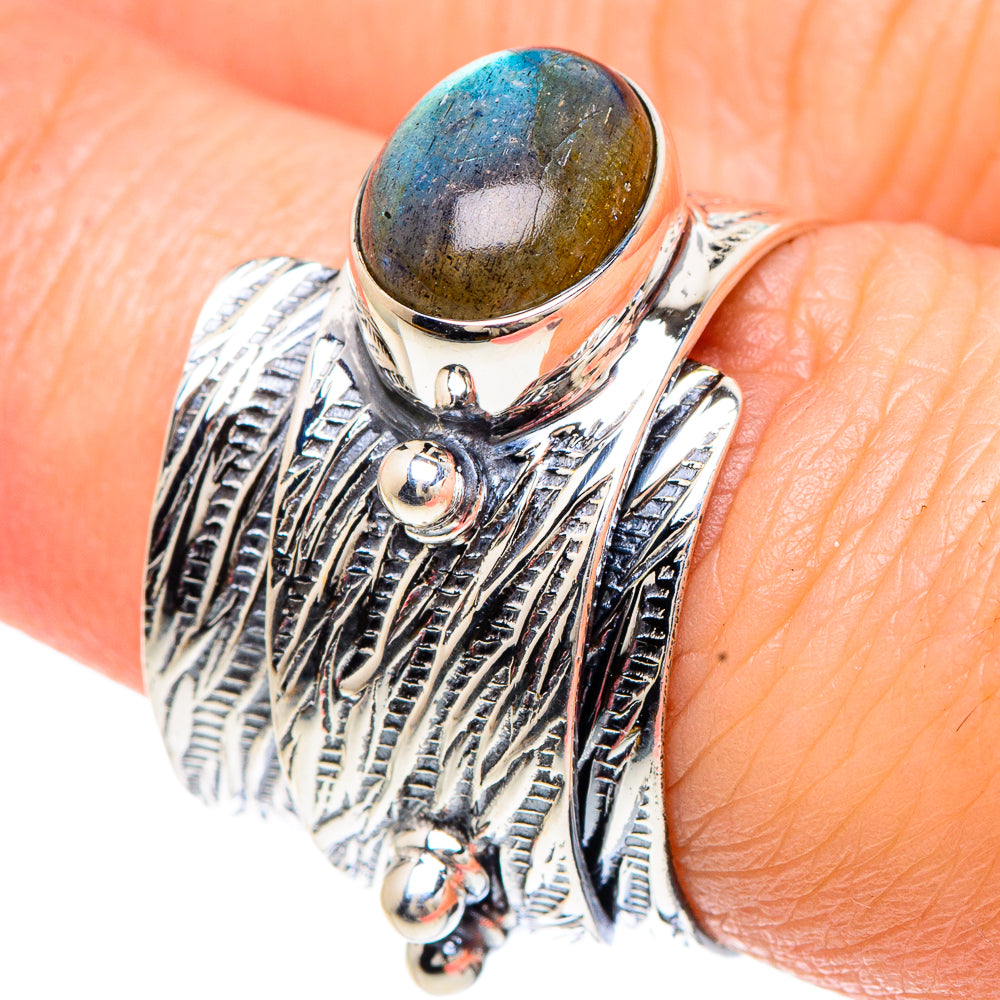 Labradorite Rings handcrafted by Anasilvercos - RING92280