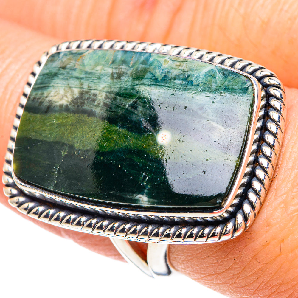 Ocean Jasper Rings handcrafted by Anasilvercos - RING92332