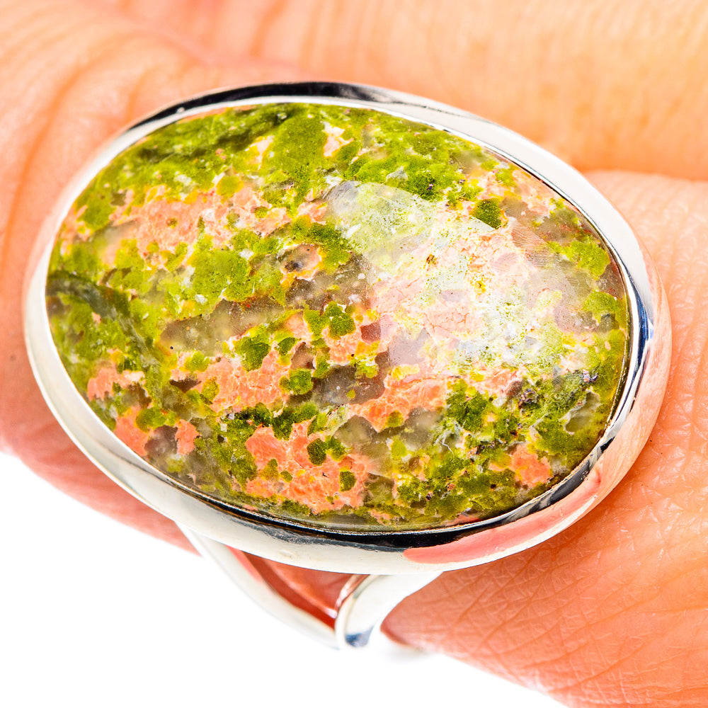 Unakite Rings handcrafted by Anasilvercos - RING92333
