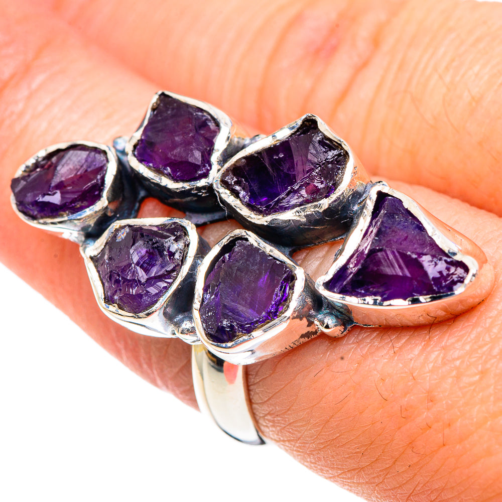 Amethyst Rings handcrafted by Anasilvercos - RING92345