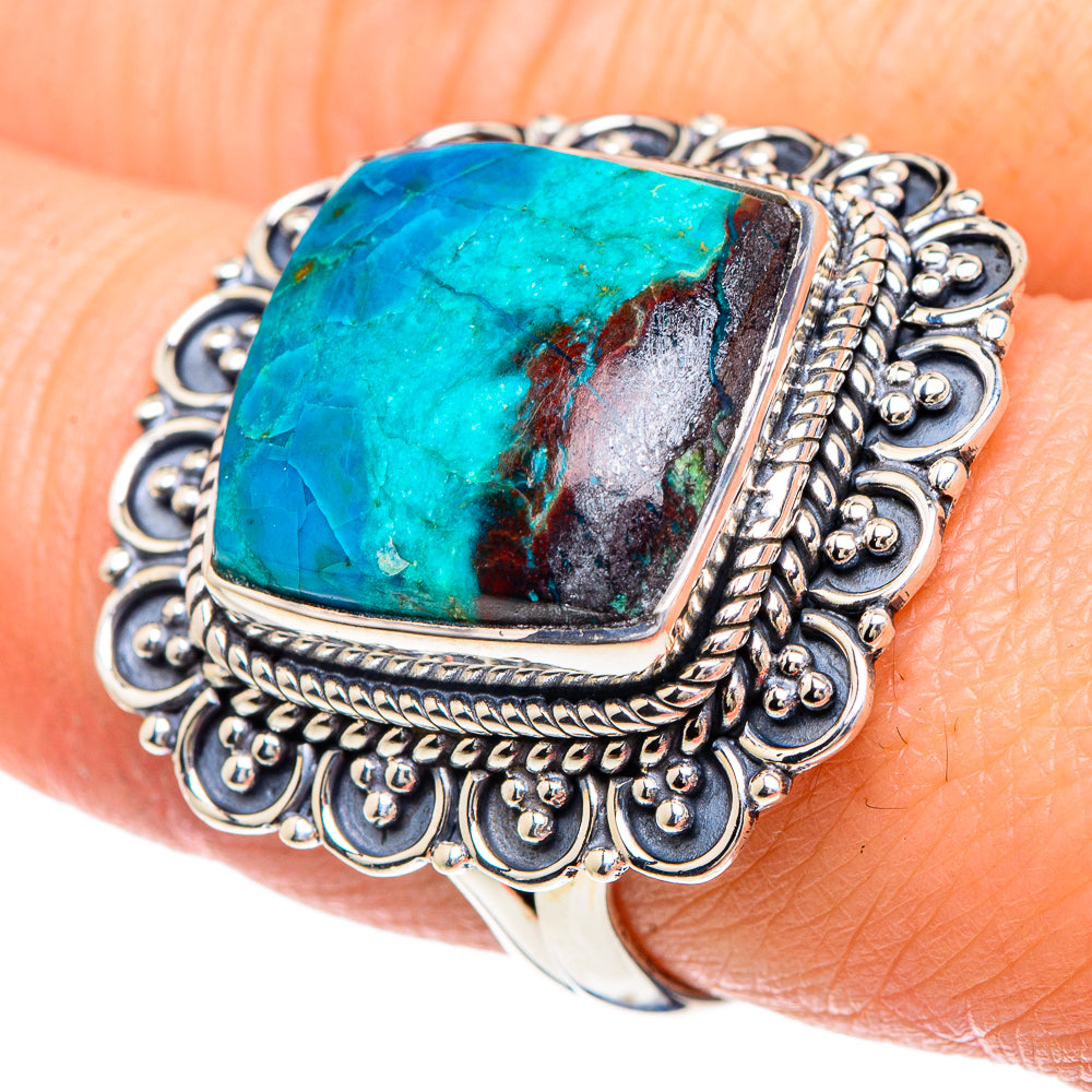Shattuckite Rings handcrafted by Anasilvercos - RING92352