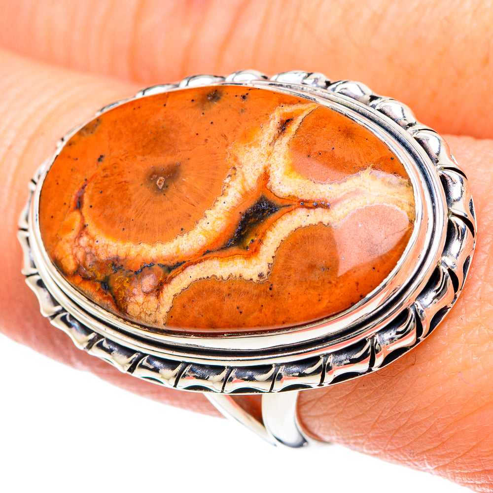 Ocean Jasper Rings handcrafted by Anasilvercos - RING92401