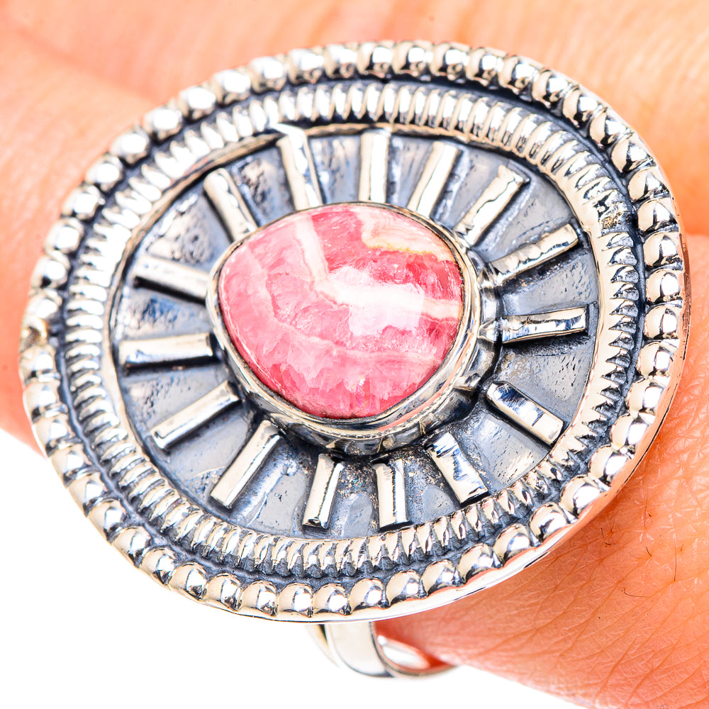 Rhodochrosite Rings handcrafted by Anasilvercos - RING92405