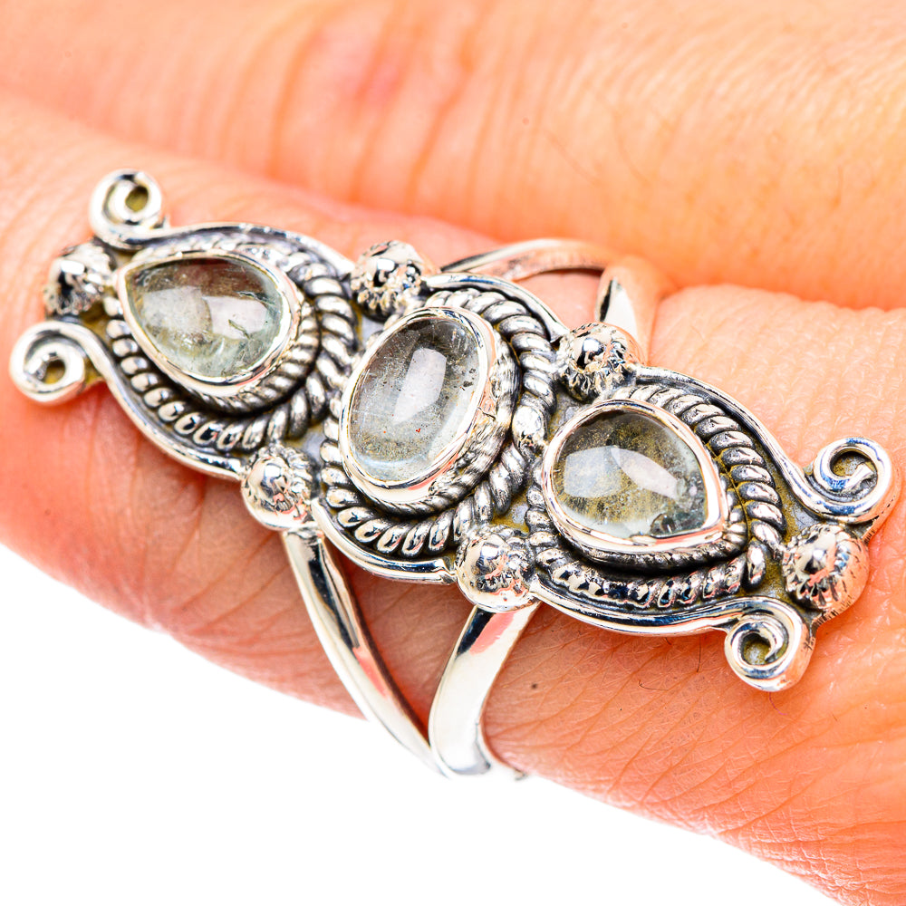 Aquamarine Rings handcrafted by Anasilvercos - RING92416