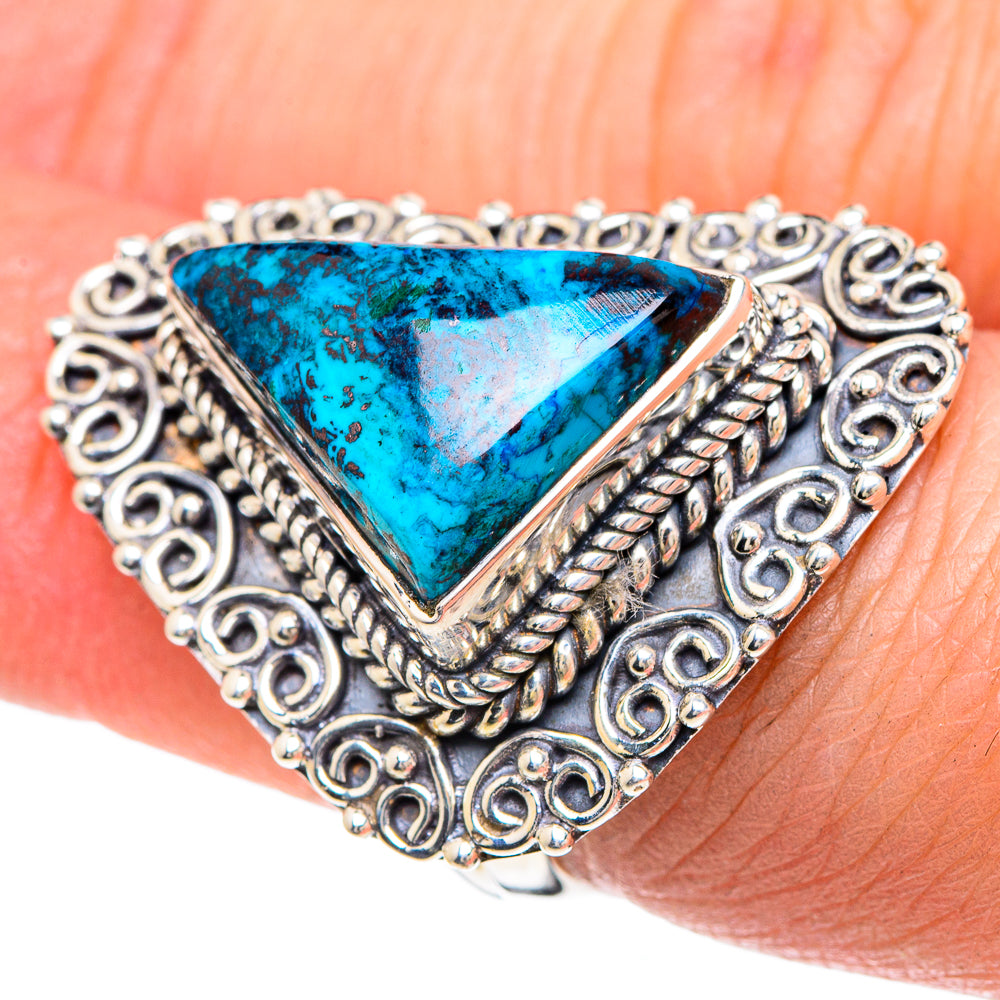 Shattuckite Rings handcrafted by Anasilvercos - RING92419