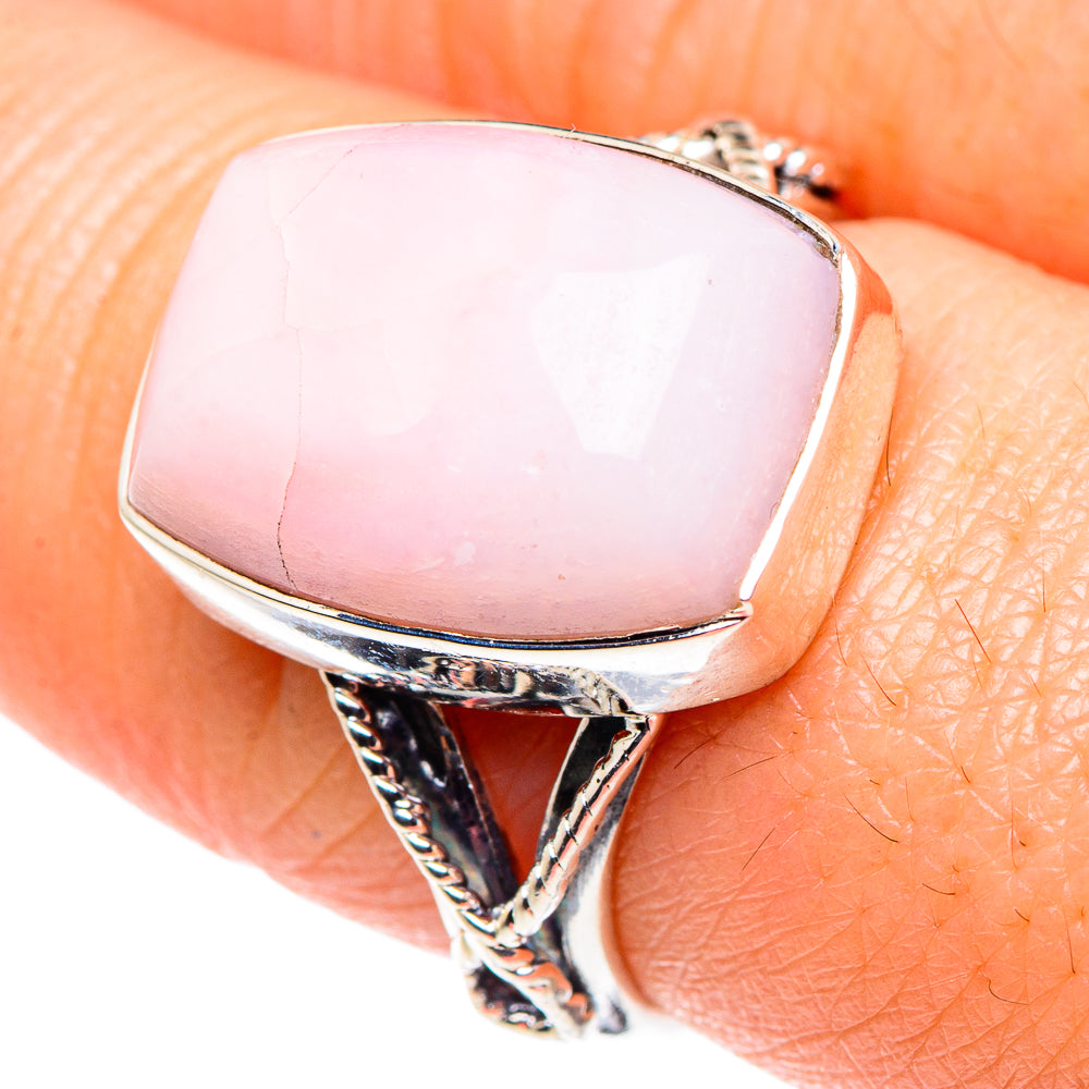 Pink Opal Rings handcrafted by Anasilvercos - RING92434