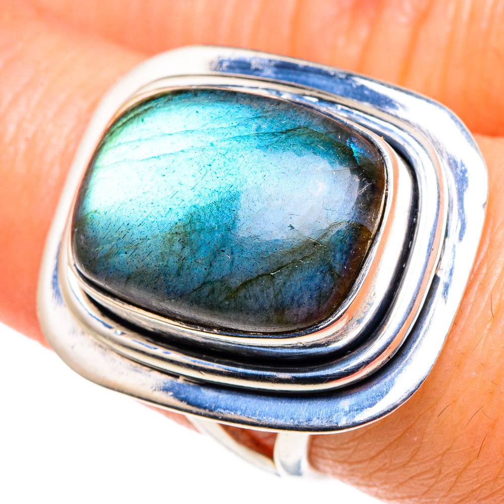 Labradorite Rings handcrafted by Anasilvercos - RING92452