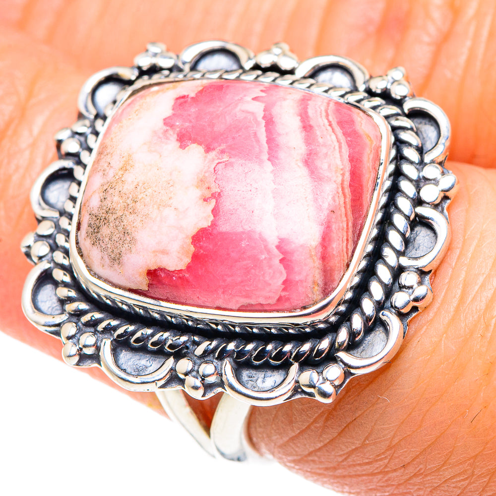 Rhodochrosite Rings handcrafted by Anasilvercos - RING92460