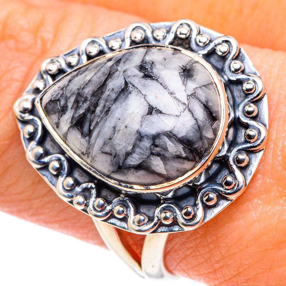 Pinolith Jasper Rings handcrafted by Anasilvercos - RING92470