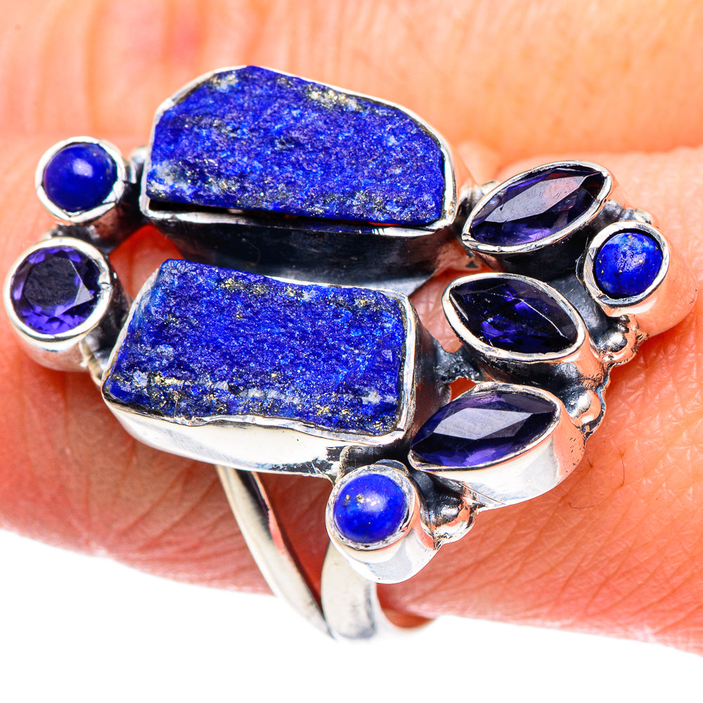 Lapis Lazuli Rings handcrafted by Anasilvercos - RING92492