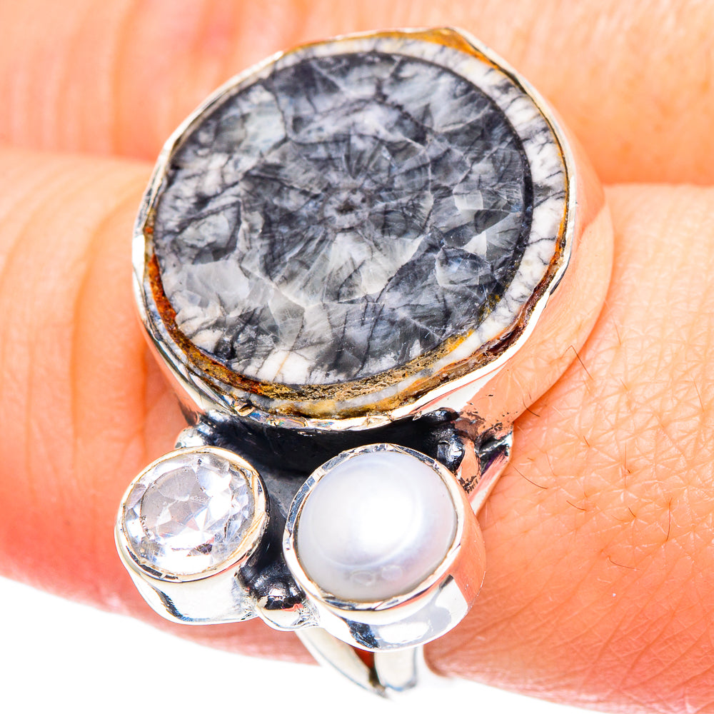 Pinolith Jasper Rings handcrafted by Anasilvercos - RING92500