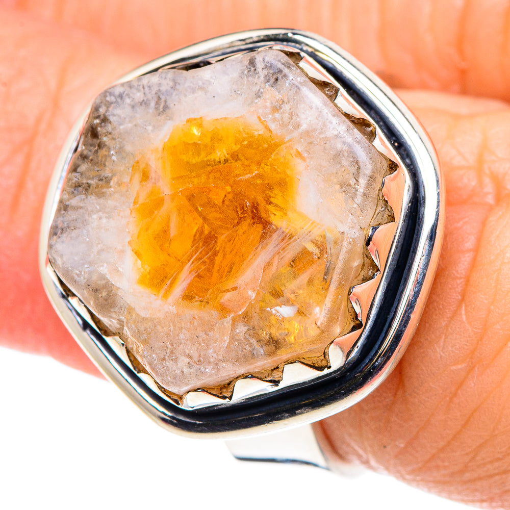 Citrine Rings handcrafted by Anasilvercos - RING92511