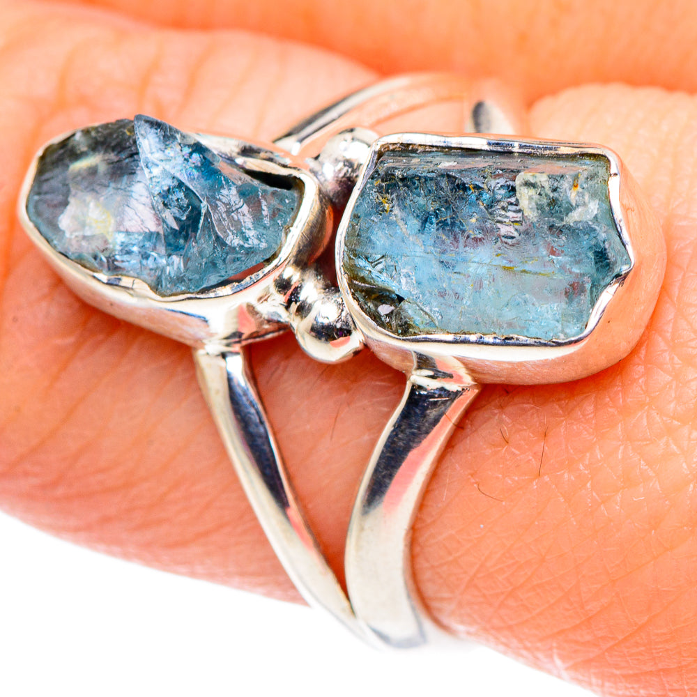 Aquamarine Rings handcrafted by Anasilvercos - RING92521