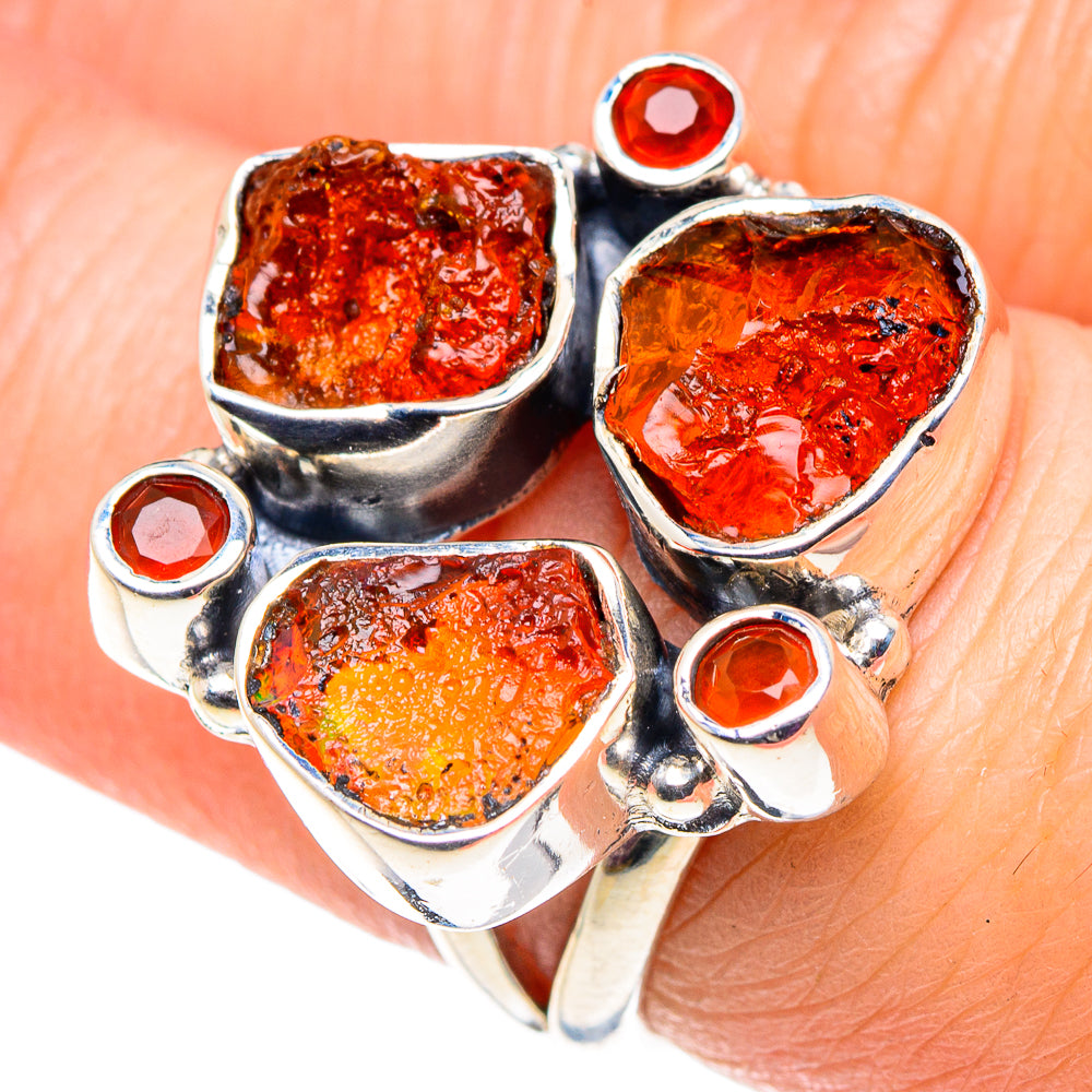 Carnelian Rings handcrafted by Anasilvercos - RING92525