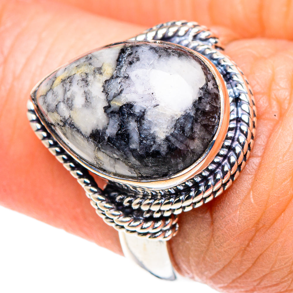 Pinolith Jasper Rings handcrafted by Anasilvercos - RING92532