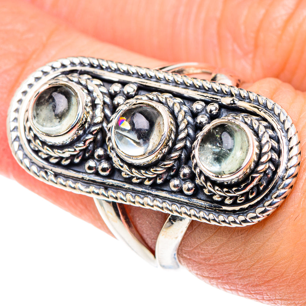 Aquamarine Rings handcrafted by Anasilvercos - RING92548