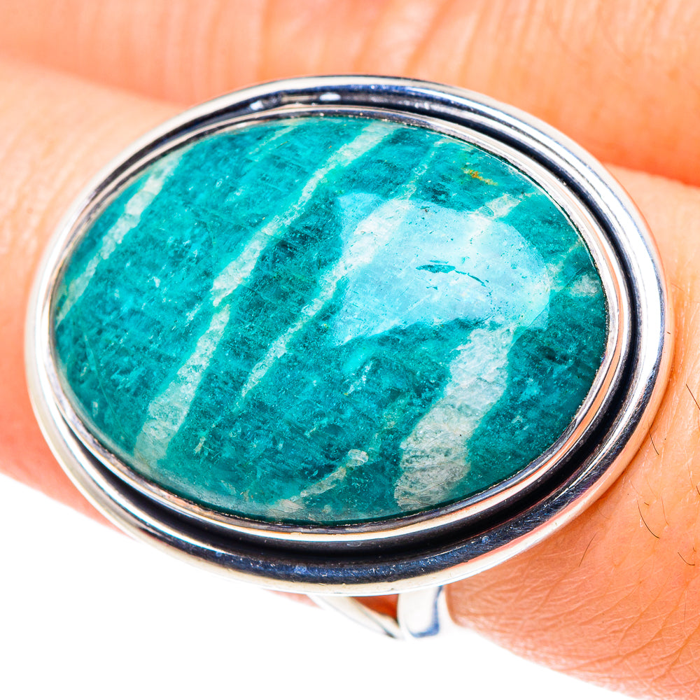 Amazonite Rings handcrafted by Anasilvercos - RING92594