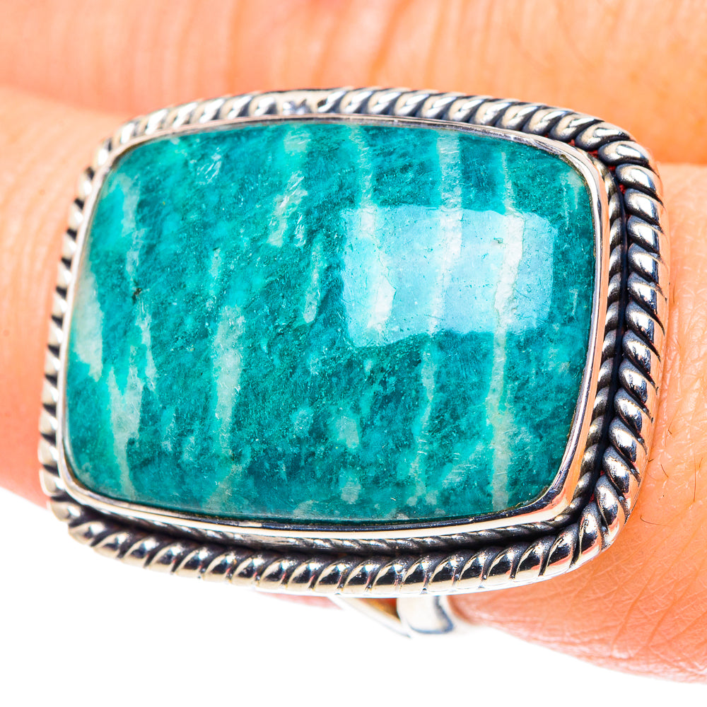 Amazonite Rings handcrafted by Anasilvercos - RING92631