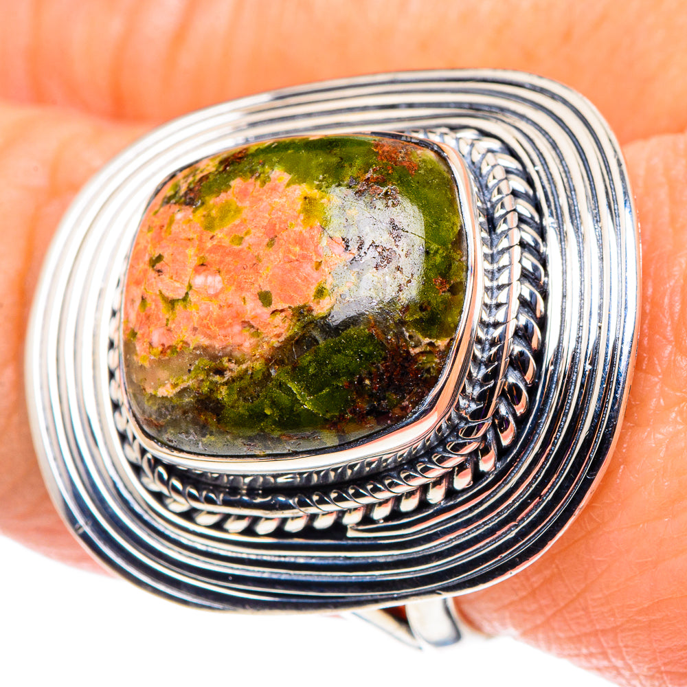 Unakite Rings handcrafted by Anasilvercos - RING92632