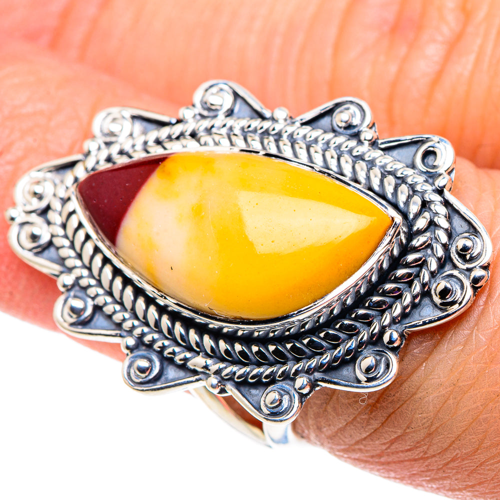 Mookaite Rings handcrafted by Anasilvercos - RING92636