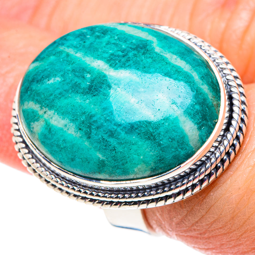 Amazonite Rings handcrafted by Anasilvercos - RING92661