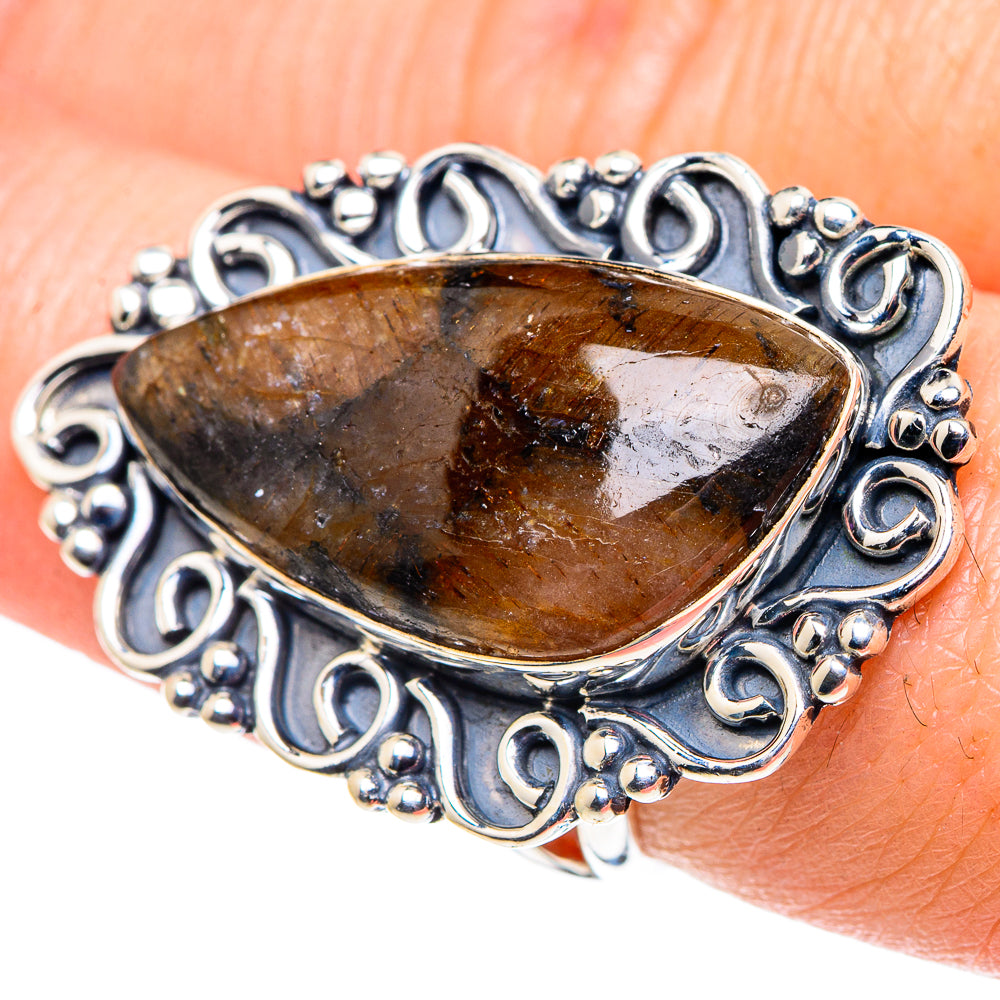 Chiastolite Rings handcrafted by Anasilvercos - RING92671