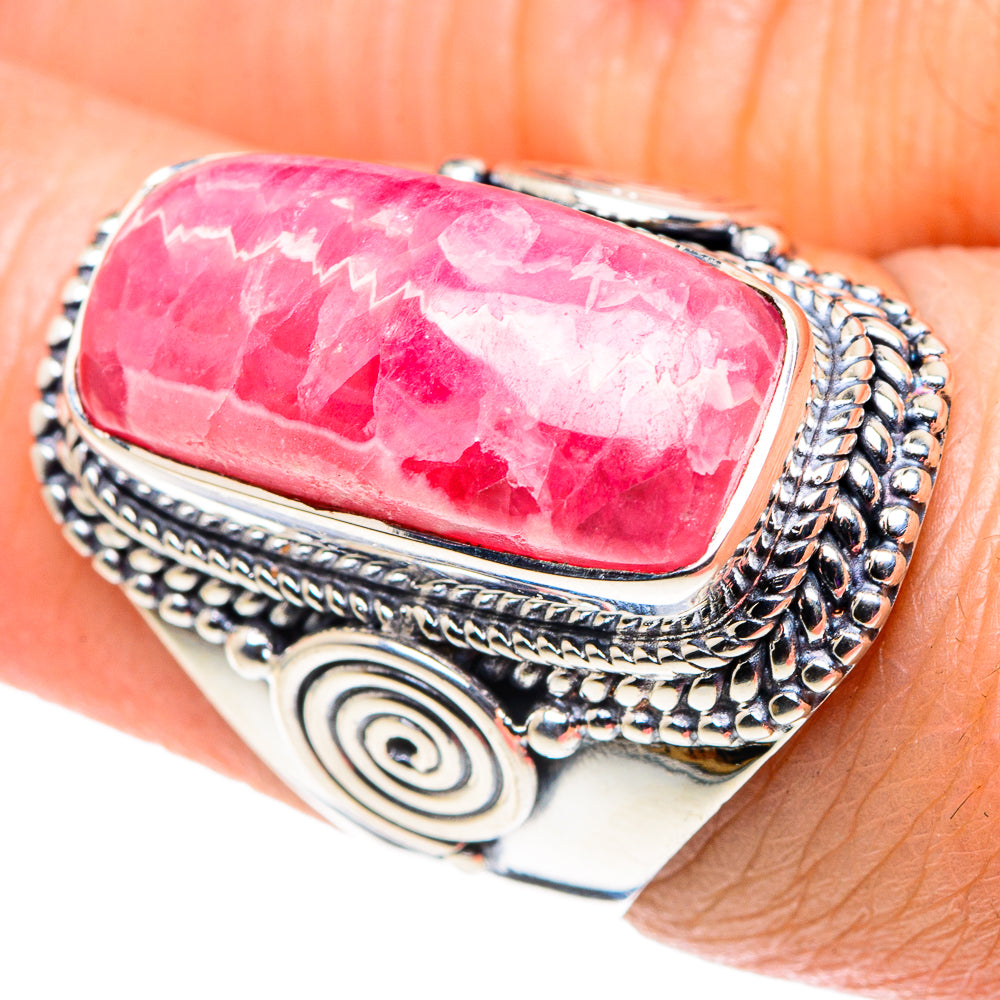 Rhodochrosite Rings handcrafted by Anasilvercos - RING92677