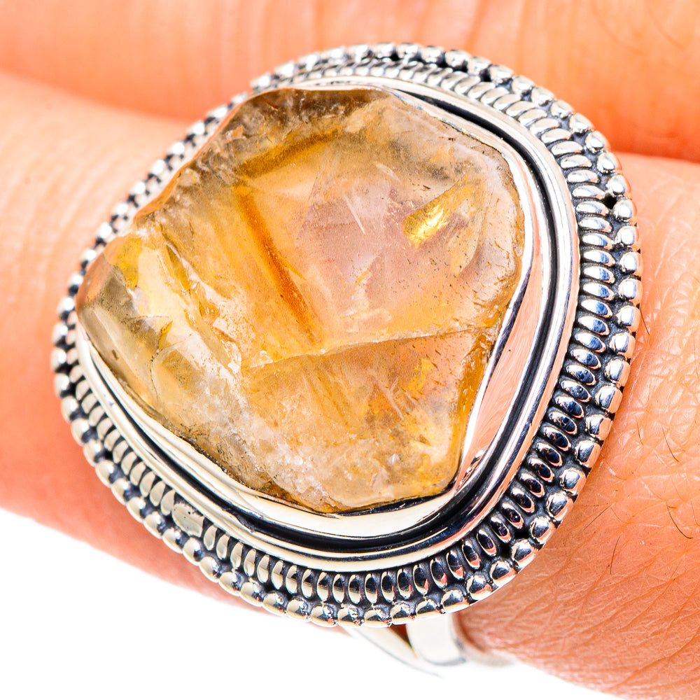 Citrine Rings handcrafted by Anasilvercos - RING92707