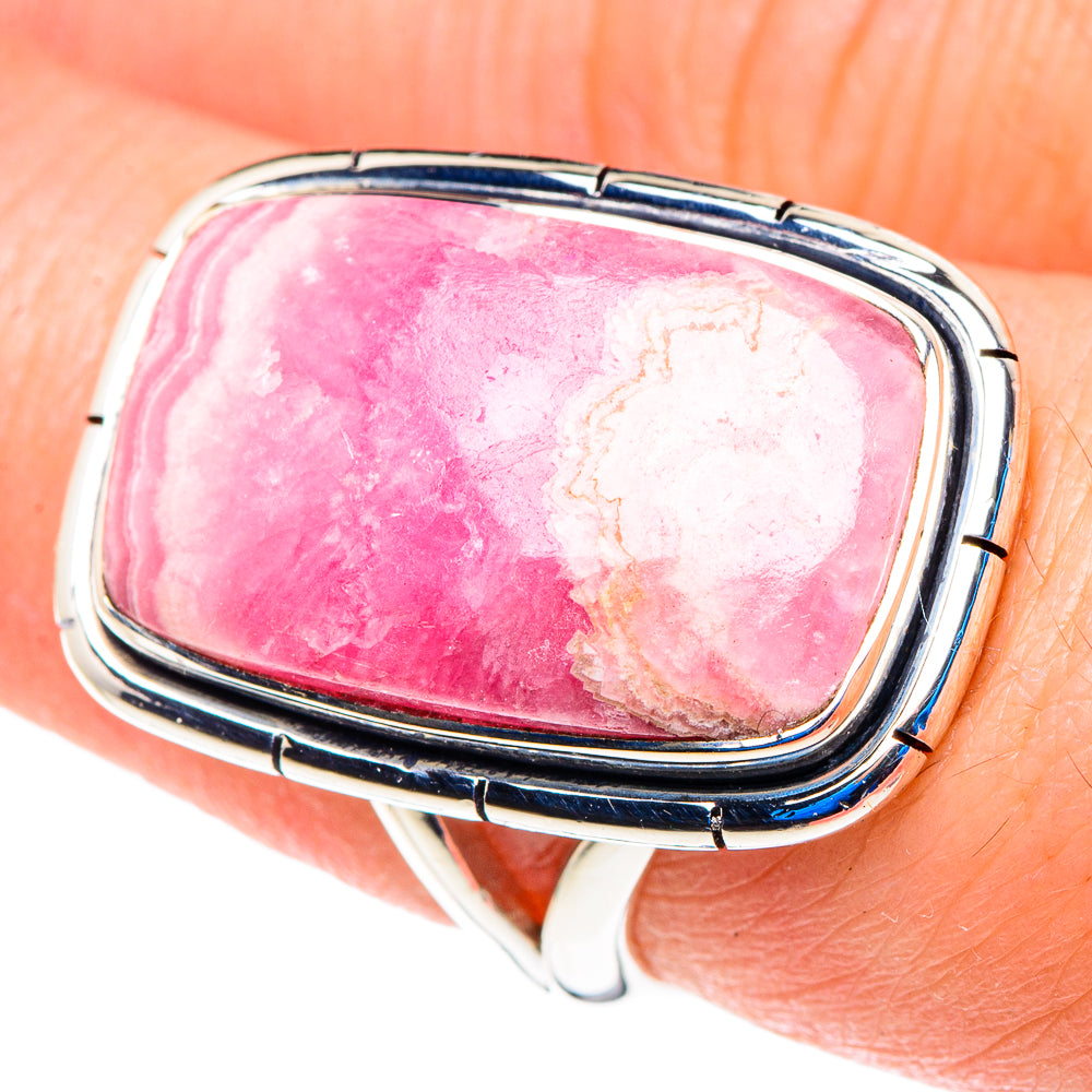 Rhodochrosite Rings handcrafted by Anasilvercos - RING92732