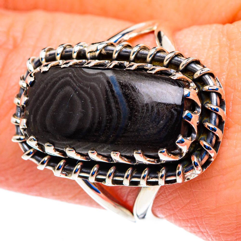 Psilomelane Rings handcrafted by Anasilvercos - RING92739
