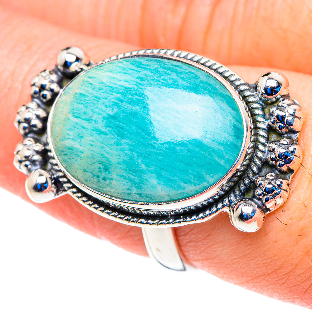 Amazonite Rings handcrafted by Anasilvercos - RING92807