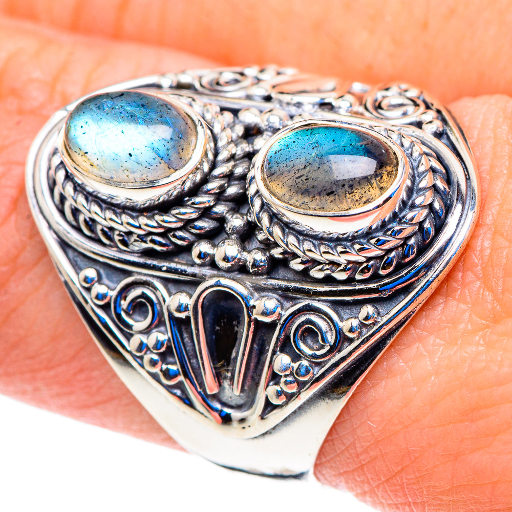 Labradorite Rings handcrafted by Anasilvercos - RING92836
