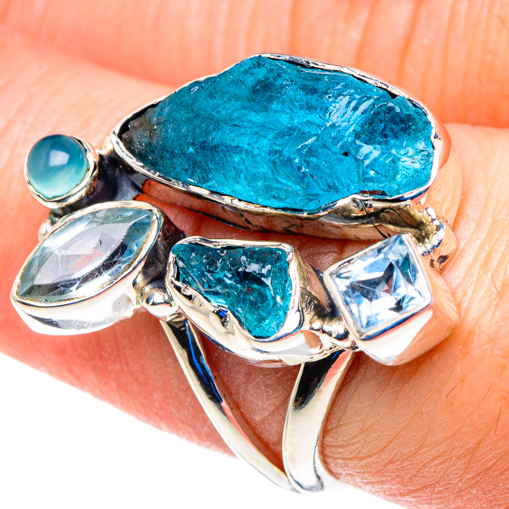 Apatite Rings handcrafted by Anasilvercos - RING92837