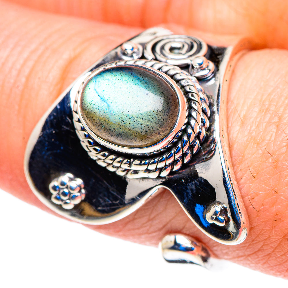 Labradorite Rings handcrafted by Anasilvercos - RING92840