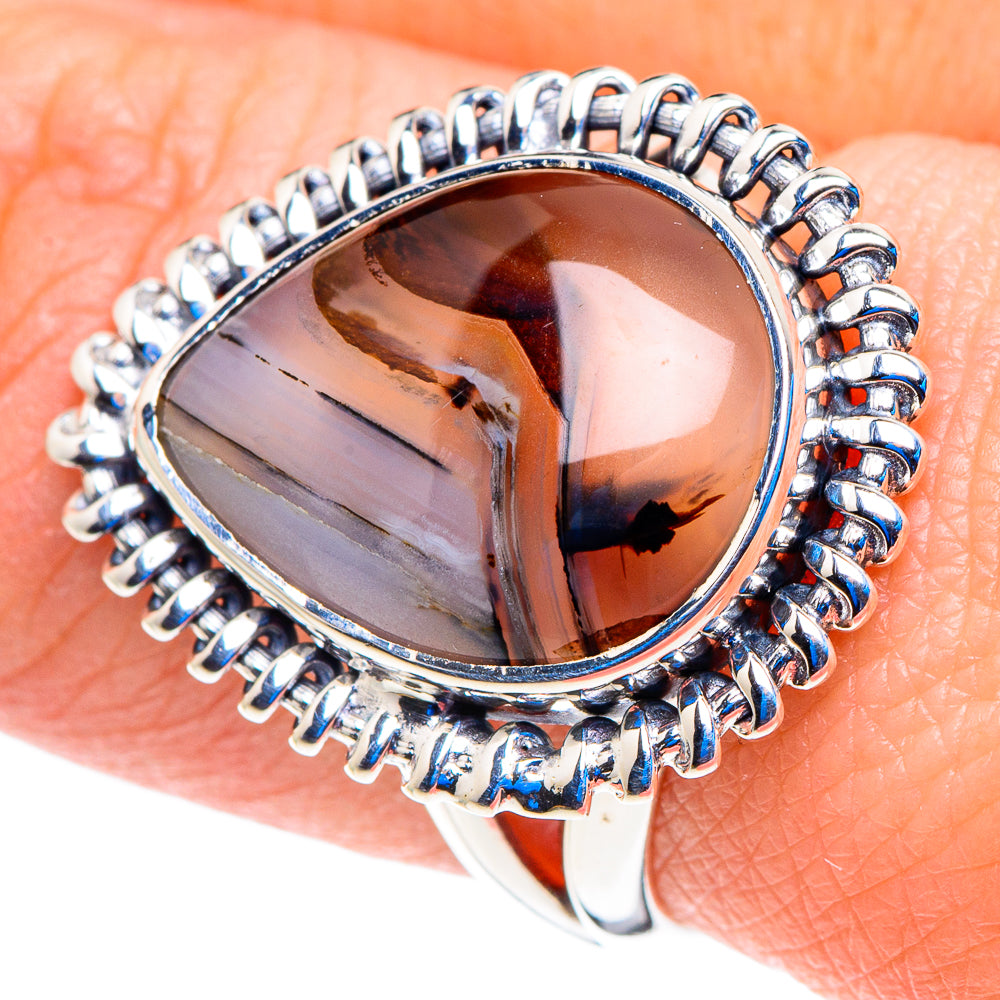 Montana Agate Rings handcrafted by Anasilvercos - RING92843