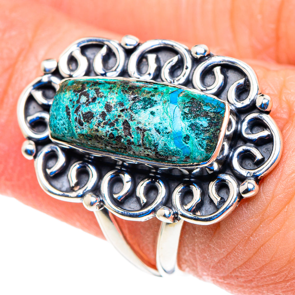 Shattuckite Rings handcrafted by Anasilvercos - RING92846