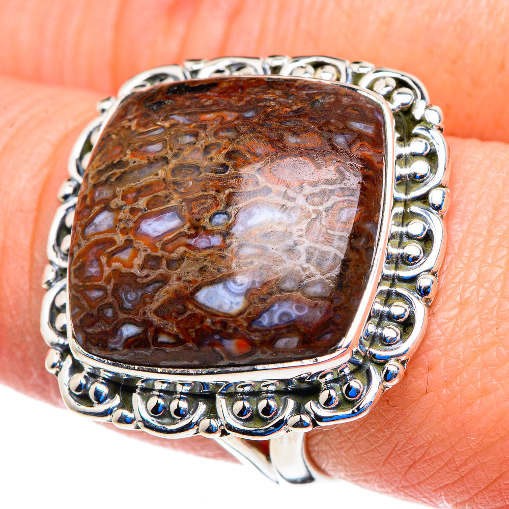 Dinosaur Bone Rings handcrafted by Anasilvercos - RING92903
