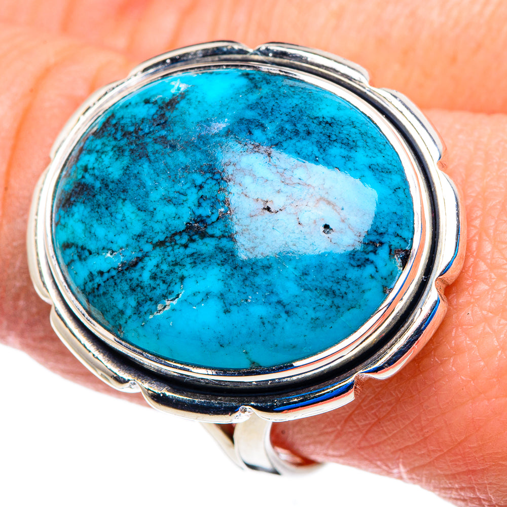 Tibetan Turquoise Rings handcrafted by Anasilvercos - RING92925