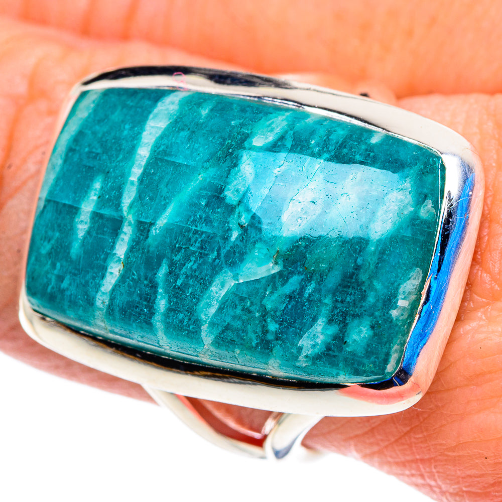 Amazonite Rings handcrafted by Anasilvercos - RING92930