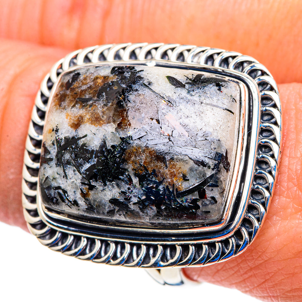 Astrophyllite Rings handcrafted by Anasilvercos - RING92933