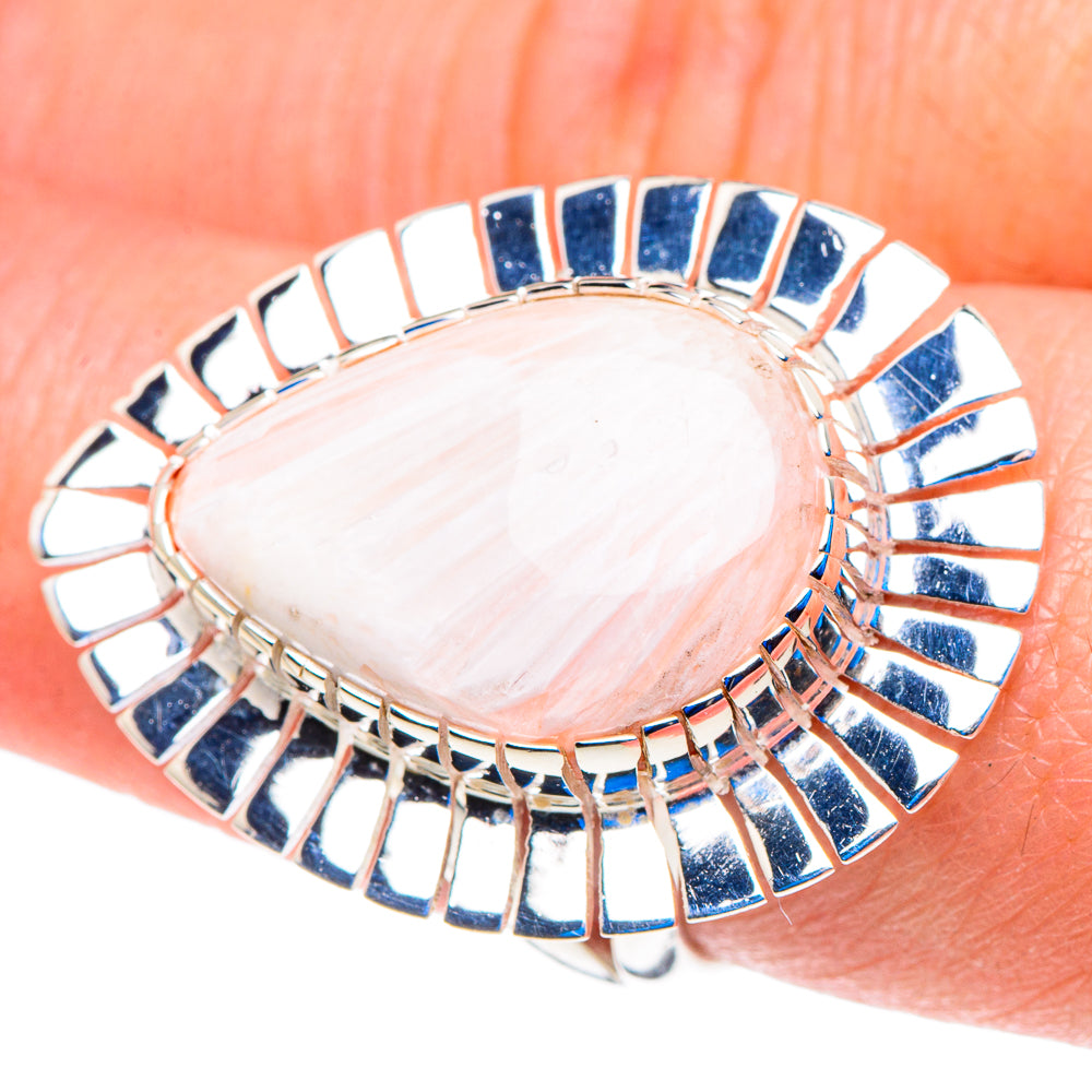 Scolecite Rings handcrafted by Anasilvercos - RING92935
