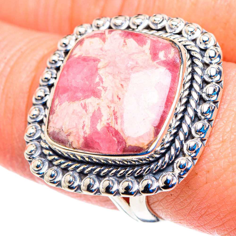 Rhodochrosite Rings handcrafted by Anasilvercos - RING92937