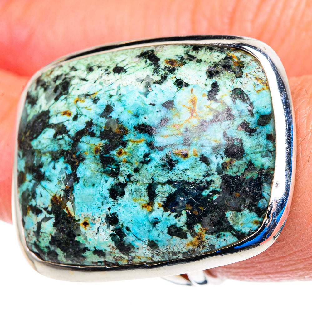 Tibetan Turquoise Rings handcrafted by Anasilvercos - RING92947