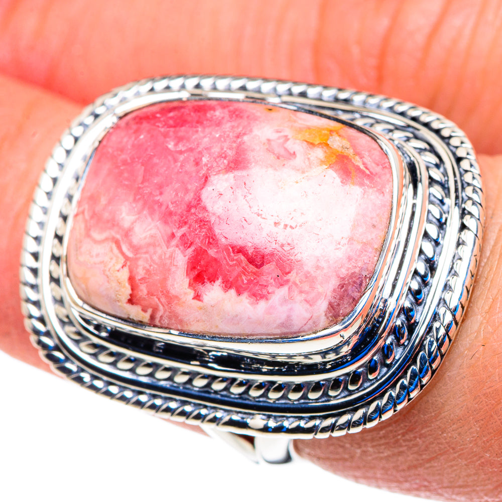 Rhodochrosite Rings handcrafted by Anasilvercos - RING92959