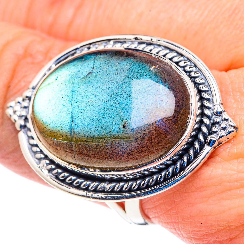 Labradorite Rings handcrafted by Anasilvercos - RING92969
