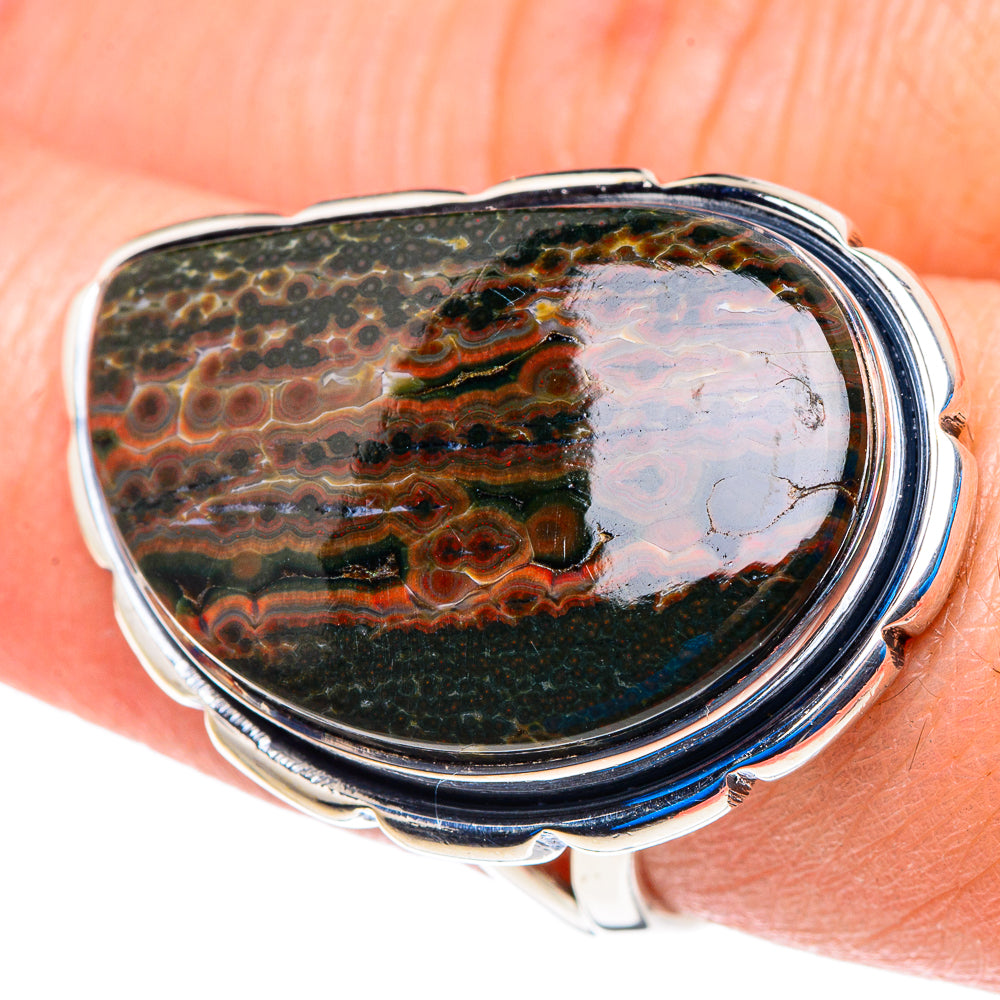 Ocean Jasper Rings handcrafted by Anasilvercos - RING92972